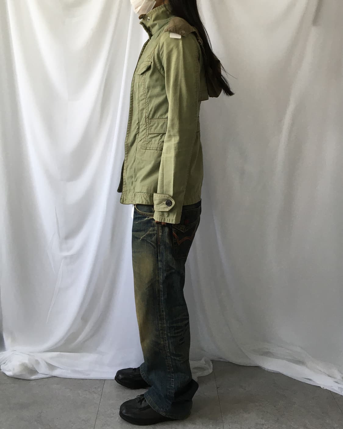 Layered point high neck jacket 상품이미지8