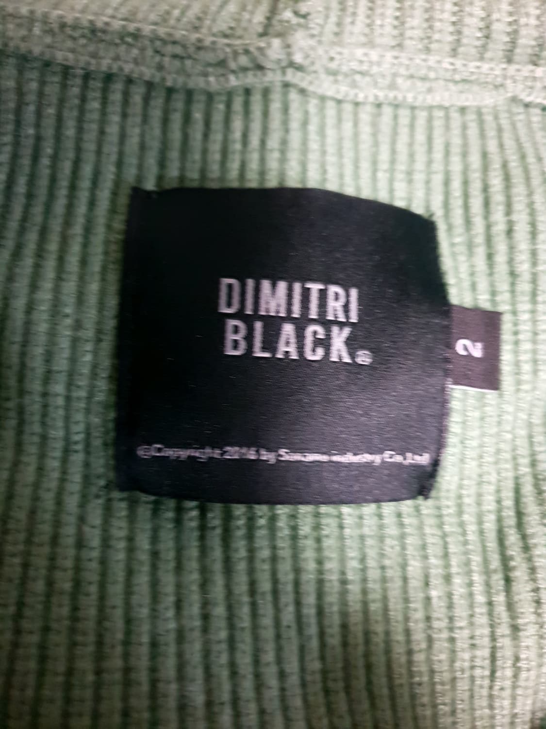 디미트리블랙 2WAY 혜비 하찌 니트 후드집업 라이트그린 (L) 상품이미지4