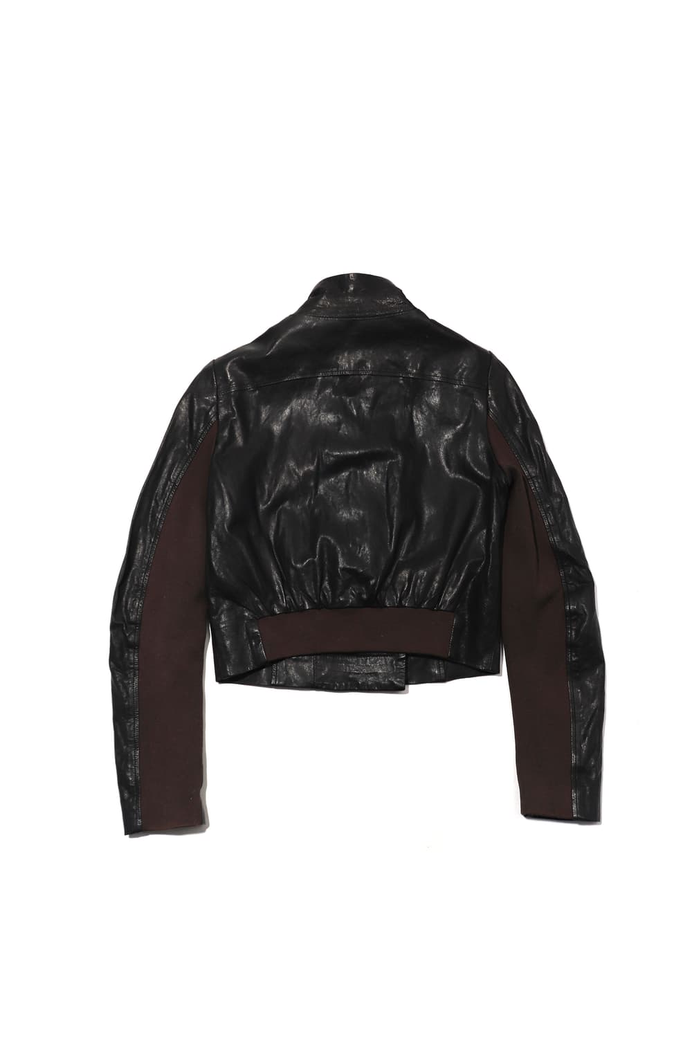 THEORY 더블 버튼 램스킨 크롭 재킷 women 2 상품이미지3