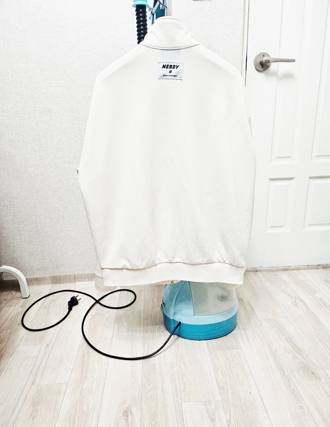 (100~105)S ☆초대장급☆ 널디 크림 [화이트버건디] 트랙탑져지 상품이미지6