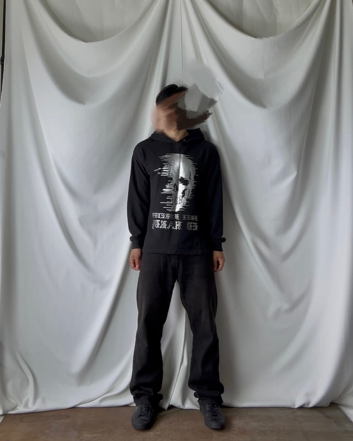 ed hardy 에드하디 해골 큐빅 후드 상품이미지1