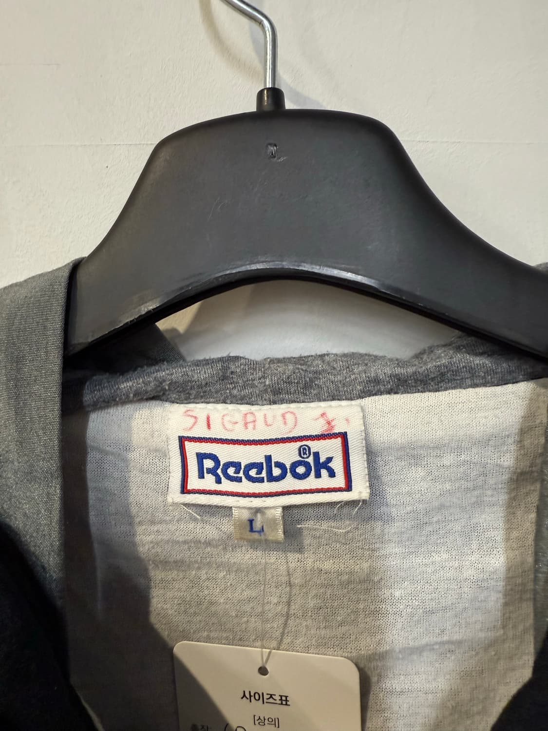 리복 블랙 바람막이 상품이미지3