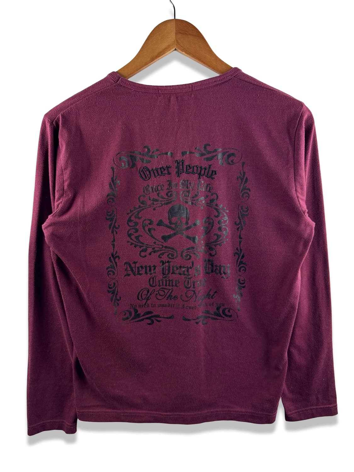 JPN 펑크스컬 버건디 롱슬리브2878 상품이미지1