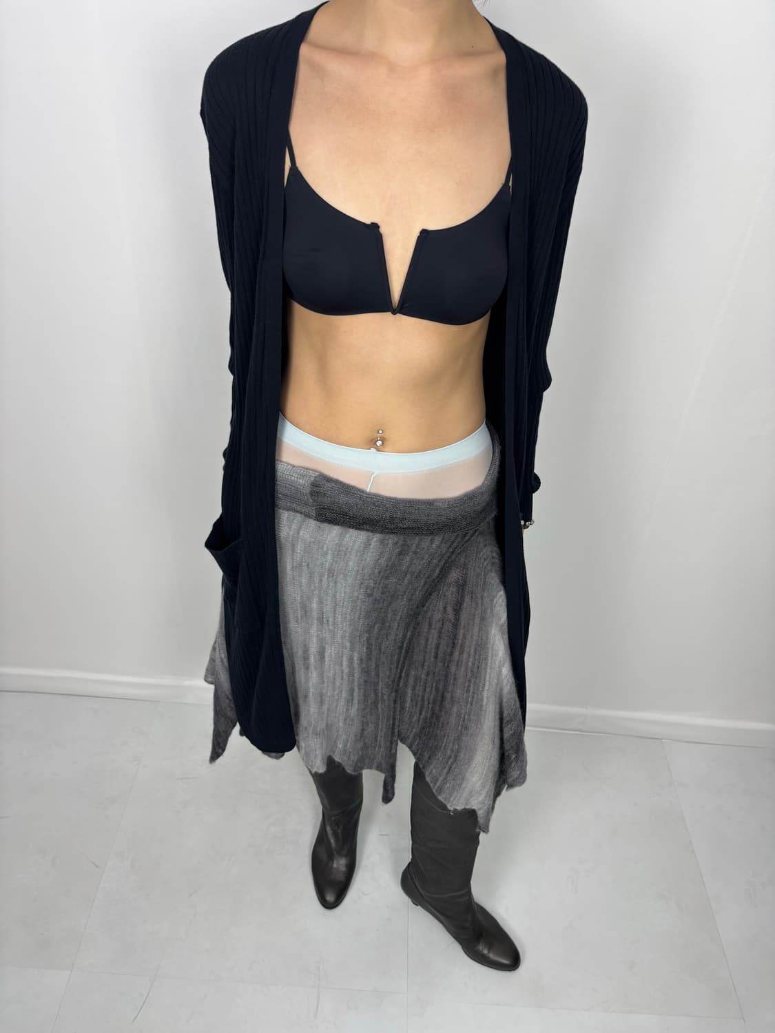 ANGORA GRADIENT MIDI SKIRT 상품이미지5