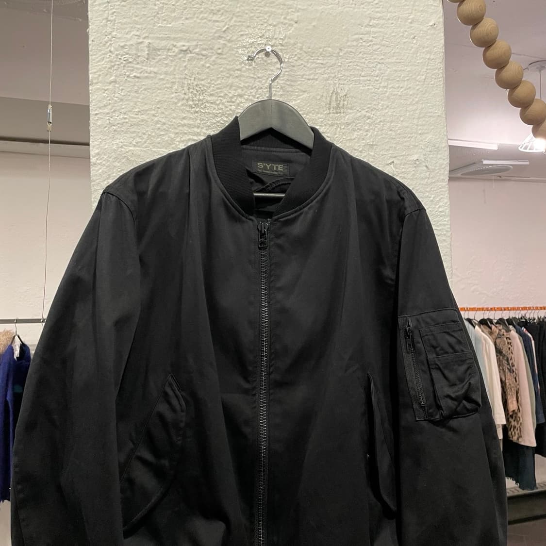 요지야마모토 오버사이즈 봄버 자켓 상품이미지2