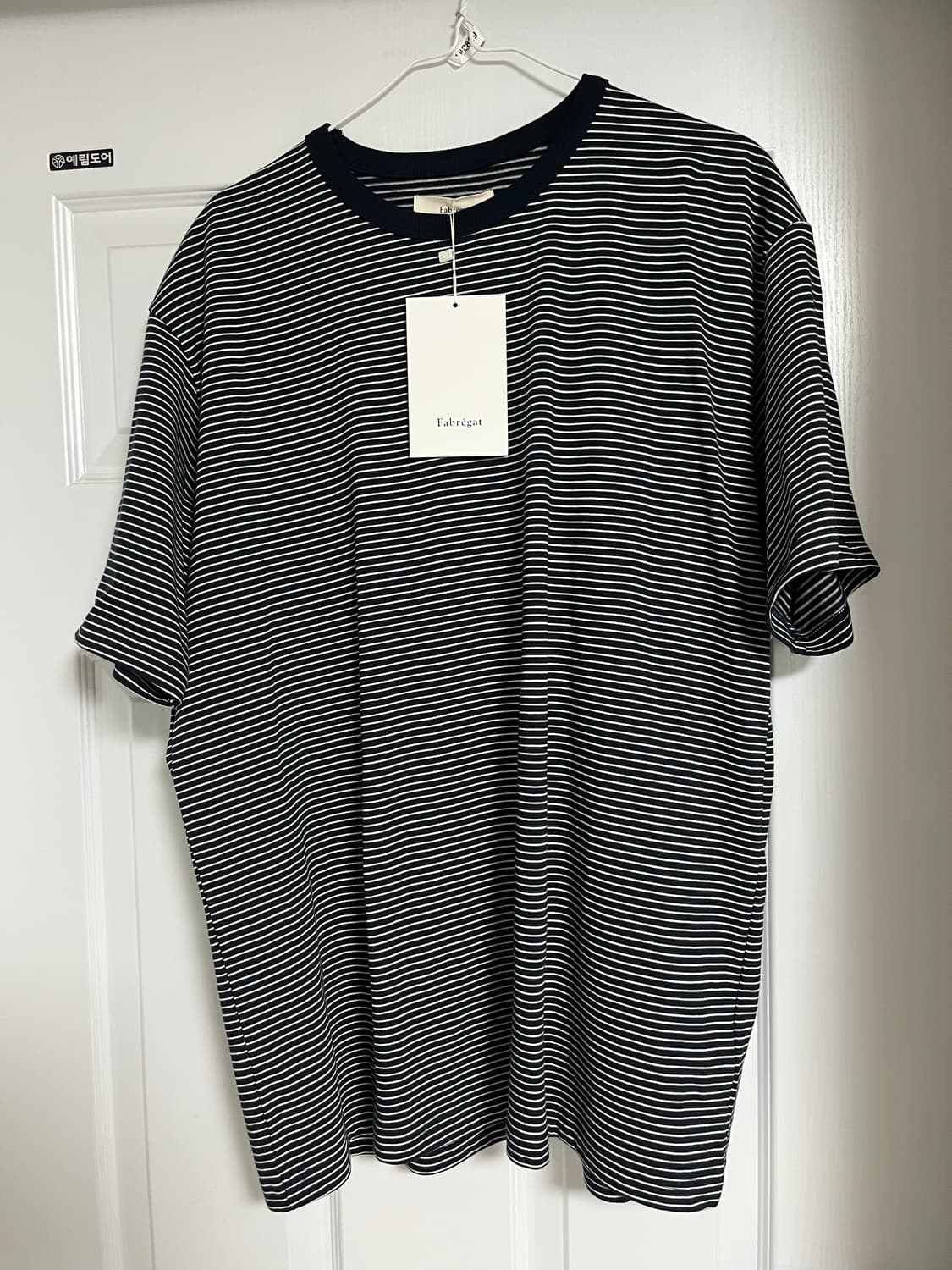 파브레가 스트라이프 티셔츠(다크 네이비) 상품이미지3