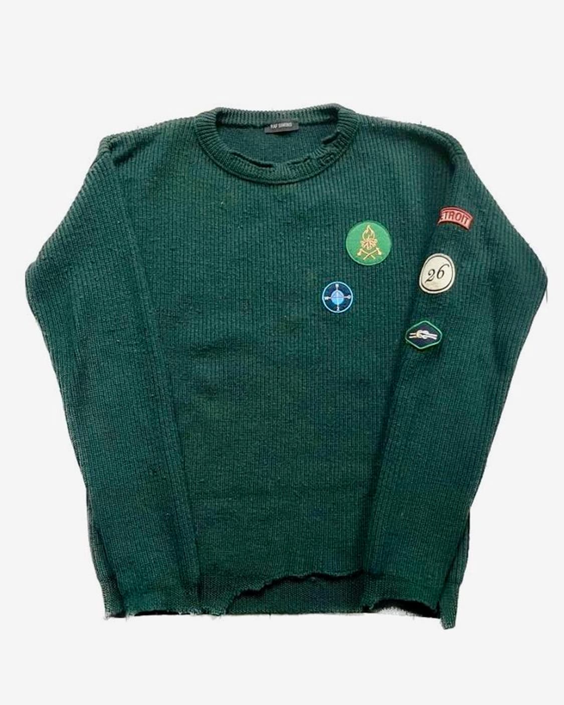 Raf Simons 16AW Boy Scout Patch Knit 상품이미지1