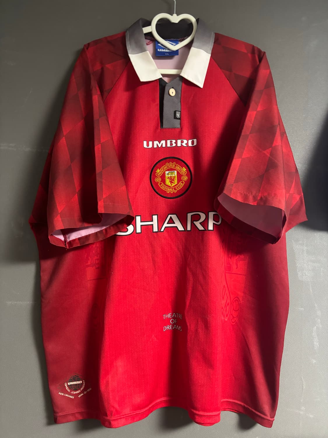 정품 맨유 96-98 유니폼 해외2XL 상품이미지1