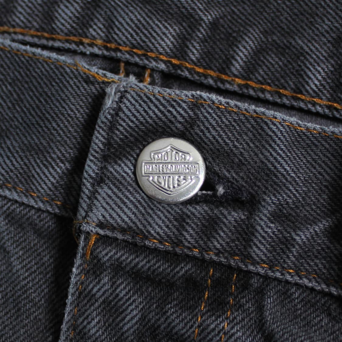 Harley-Davidson 할리 데이비슨 미국생산 블랙 데님 팬츠 상품이미지5