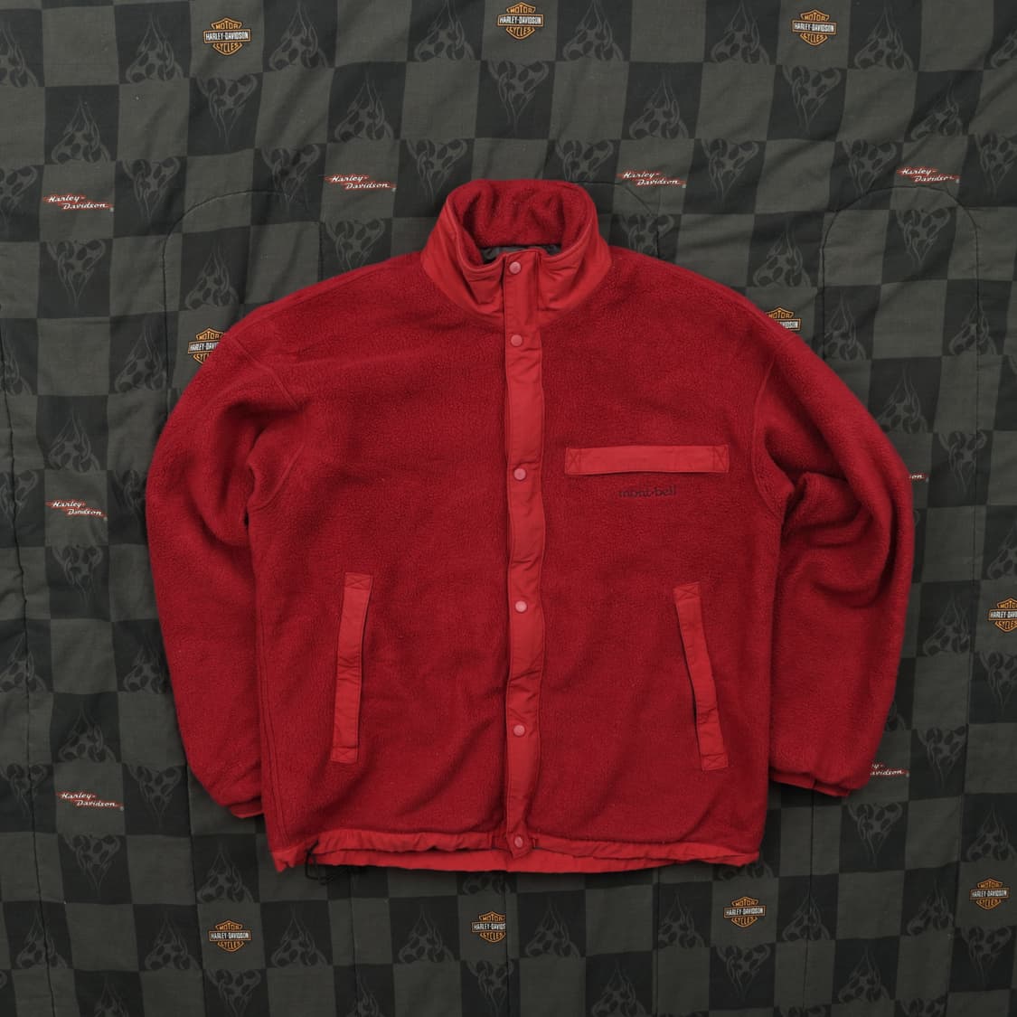 90s 몽벨 플리스 집업 자켓 XL B39 상품이미지1