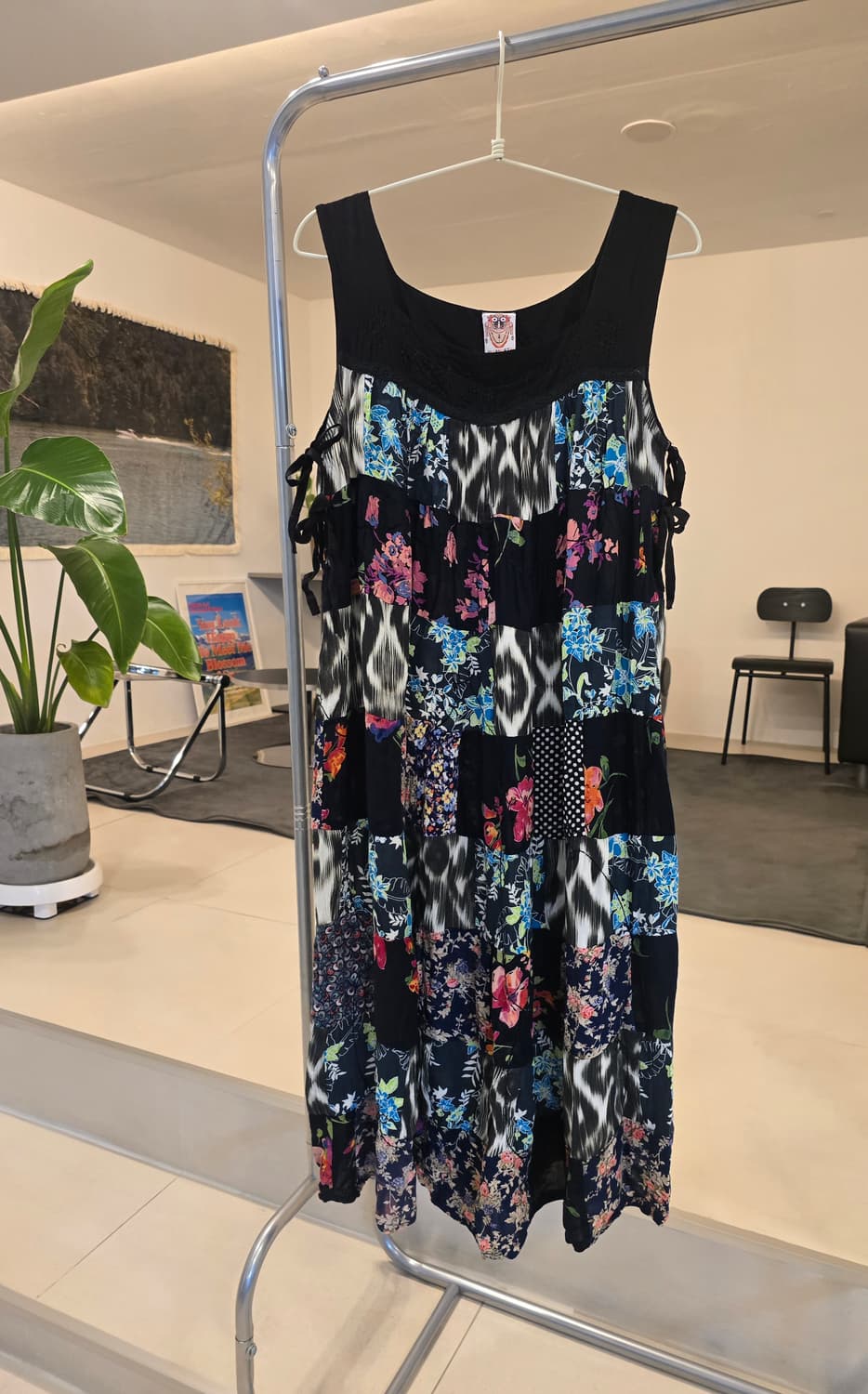 JAGANNATH 패치워크 패턴 원피스 상품이미지2