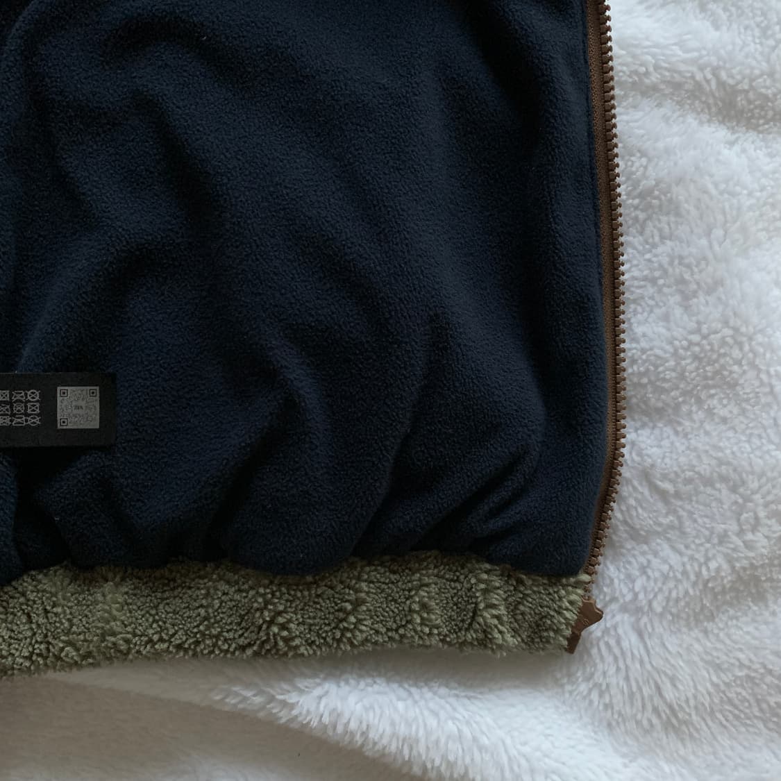 자라 ZARA 키즈 컬러 블럭 플리스 재킷 여성 후리스 집업 상품이미지5