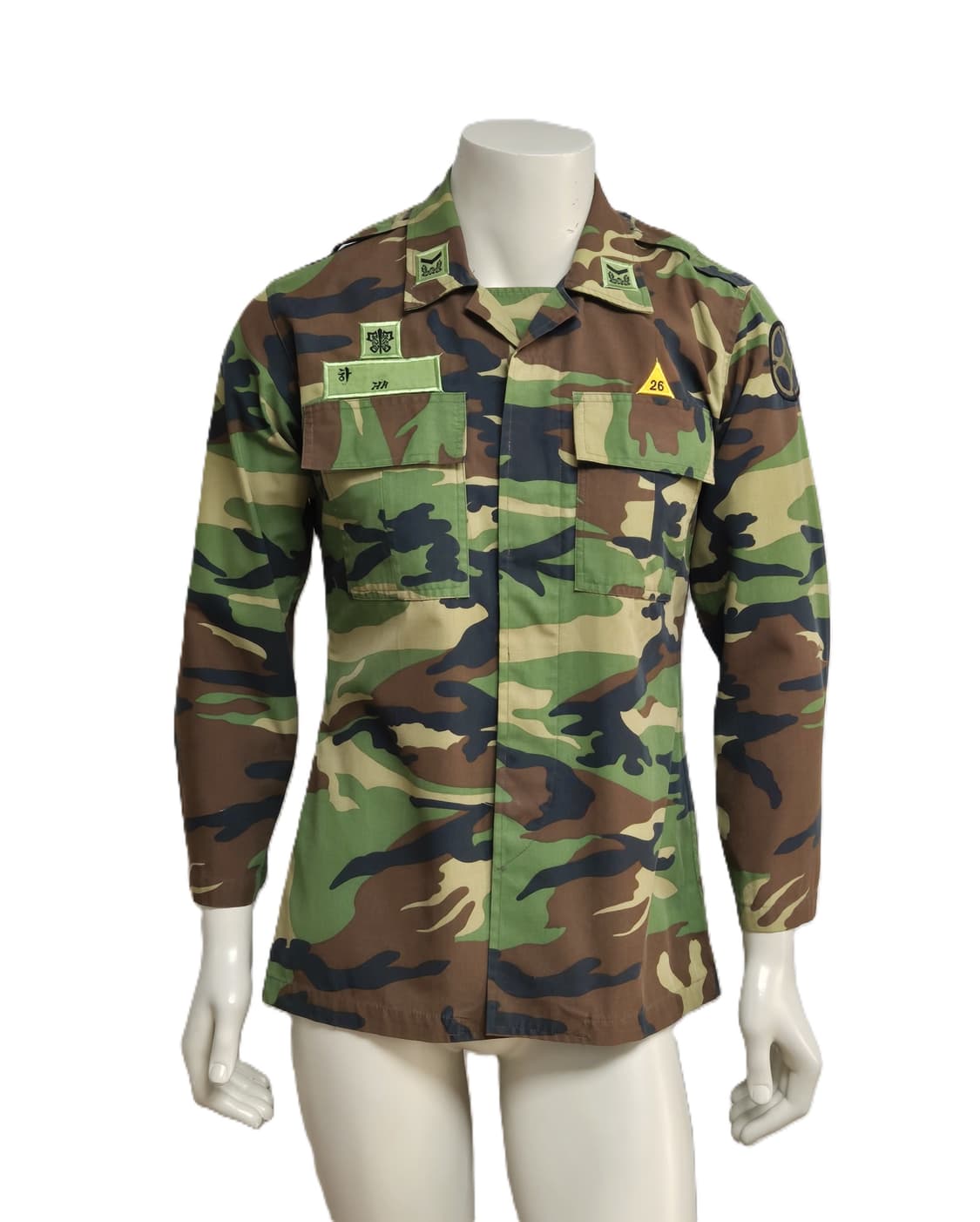 육군 구형 20사단 기갑 하사 후기형 동계 개조 전투복 상의 자켓 (S) 상품이미지1