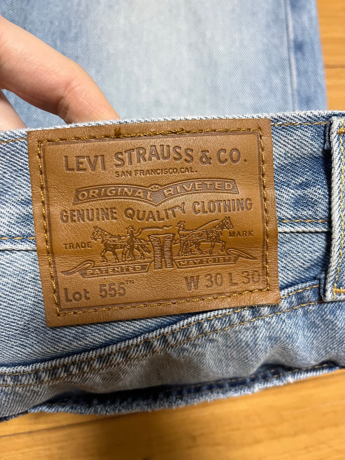 리바이스 555 디스트로이드+연청 w30l30(여성 추천용) 상품이미지2