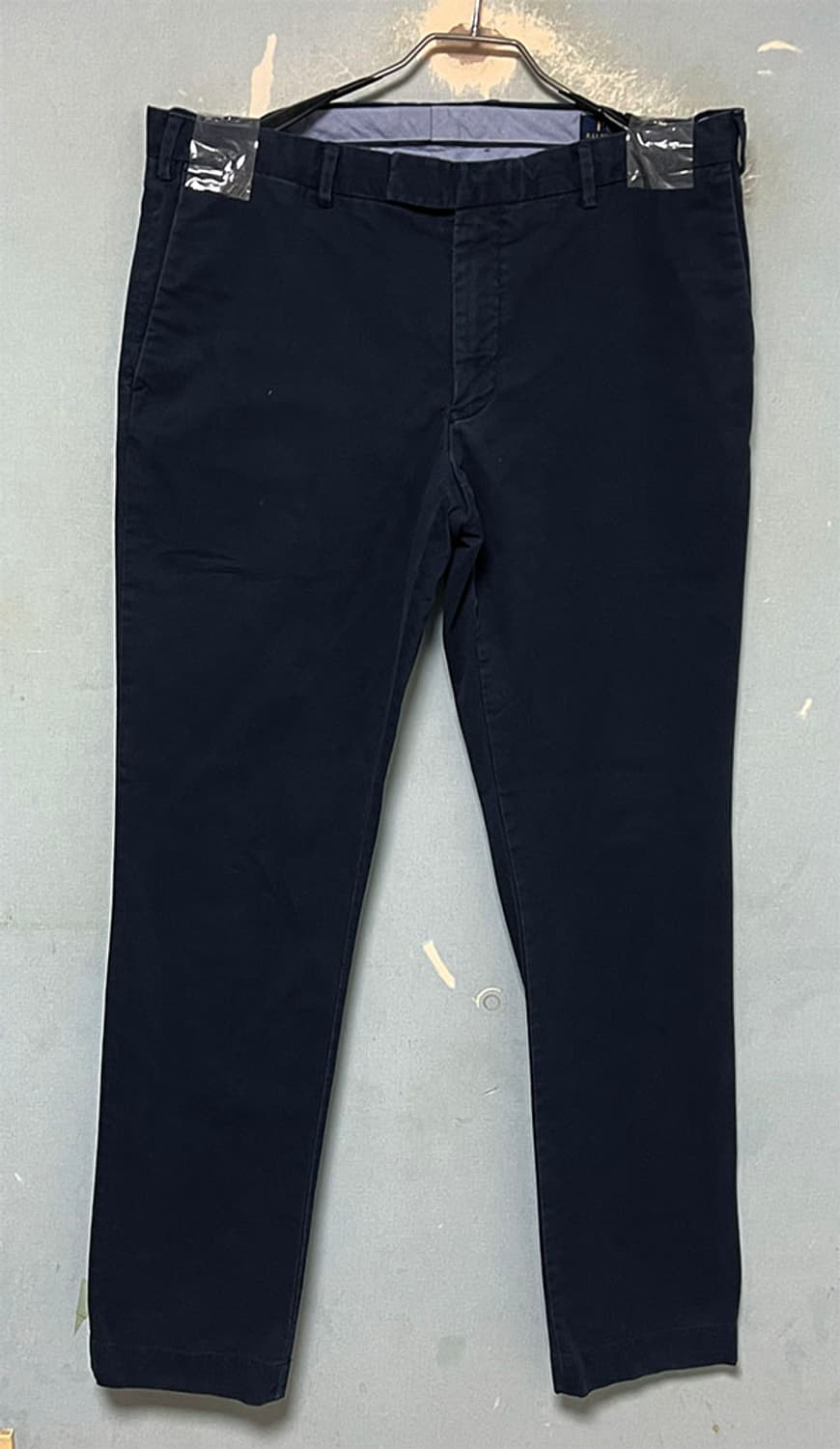 POLO 폴로 남자 면바지 춘추 스키니핏 캐주얼 네이비 스판 XL 34 상품이미지1