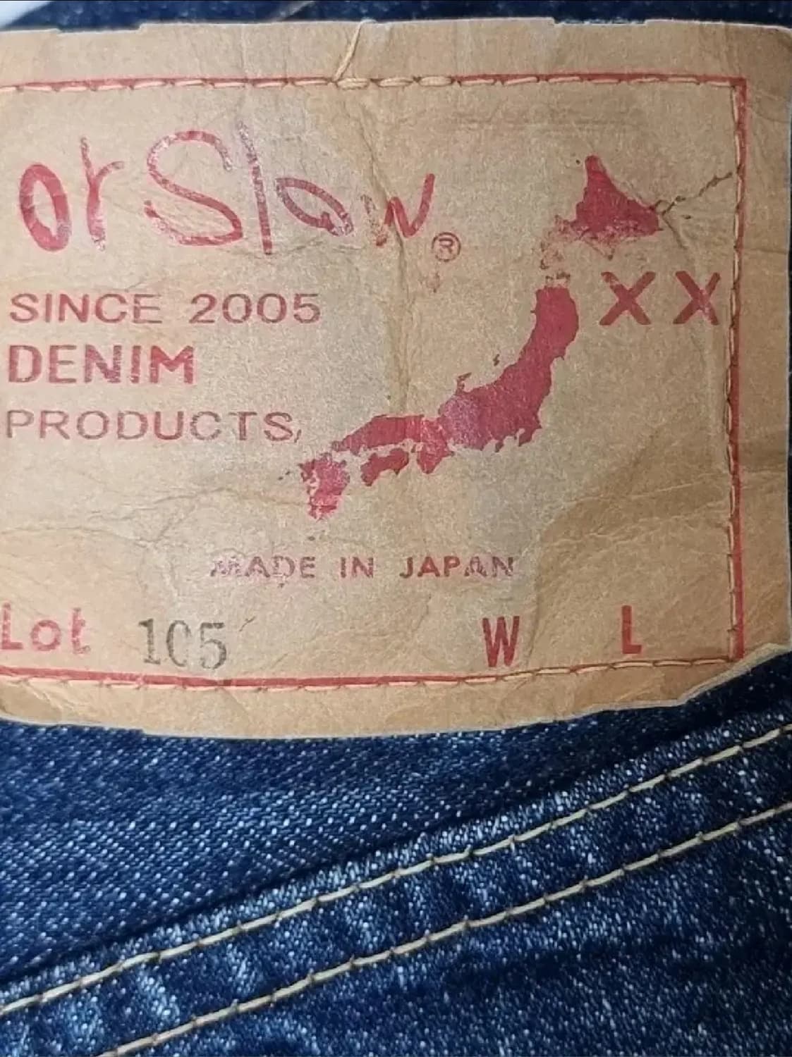 오어슬로우 orSLOW 105 one wash 셀베지 진 팬츠 3 (32 상품이미지6