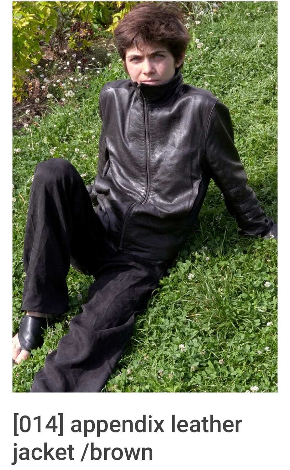 [3] 머듈 014 레더 자켓 (brown) 상품이미지1