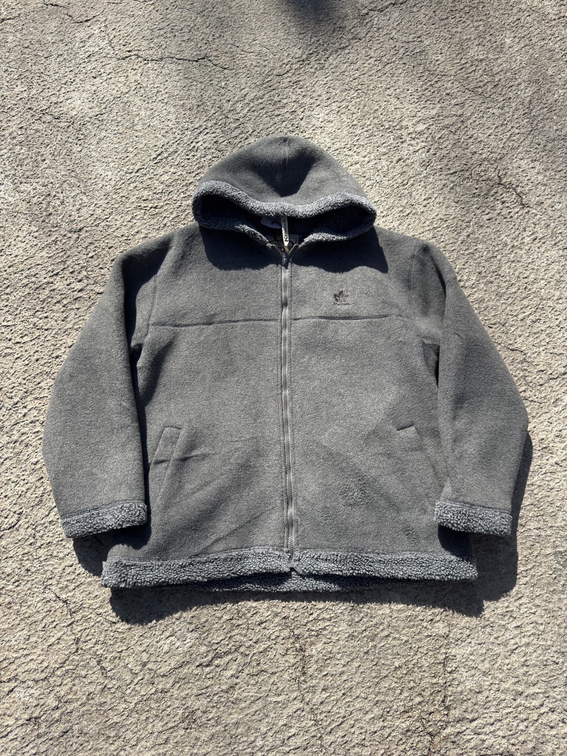 90's 카나타 플리스 후드집업 자켓 B86 상품이미지1