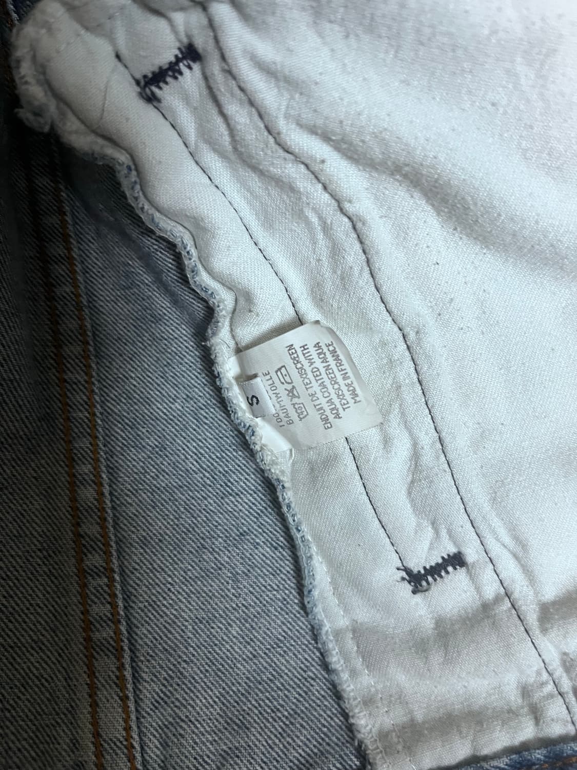 마르지엘라 아티저널 데님자켓 블랙 S 상품이미지4