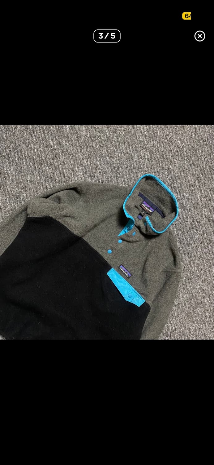 파타고니아 신칠라 (블랙/블루) 상품이미지3