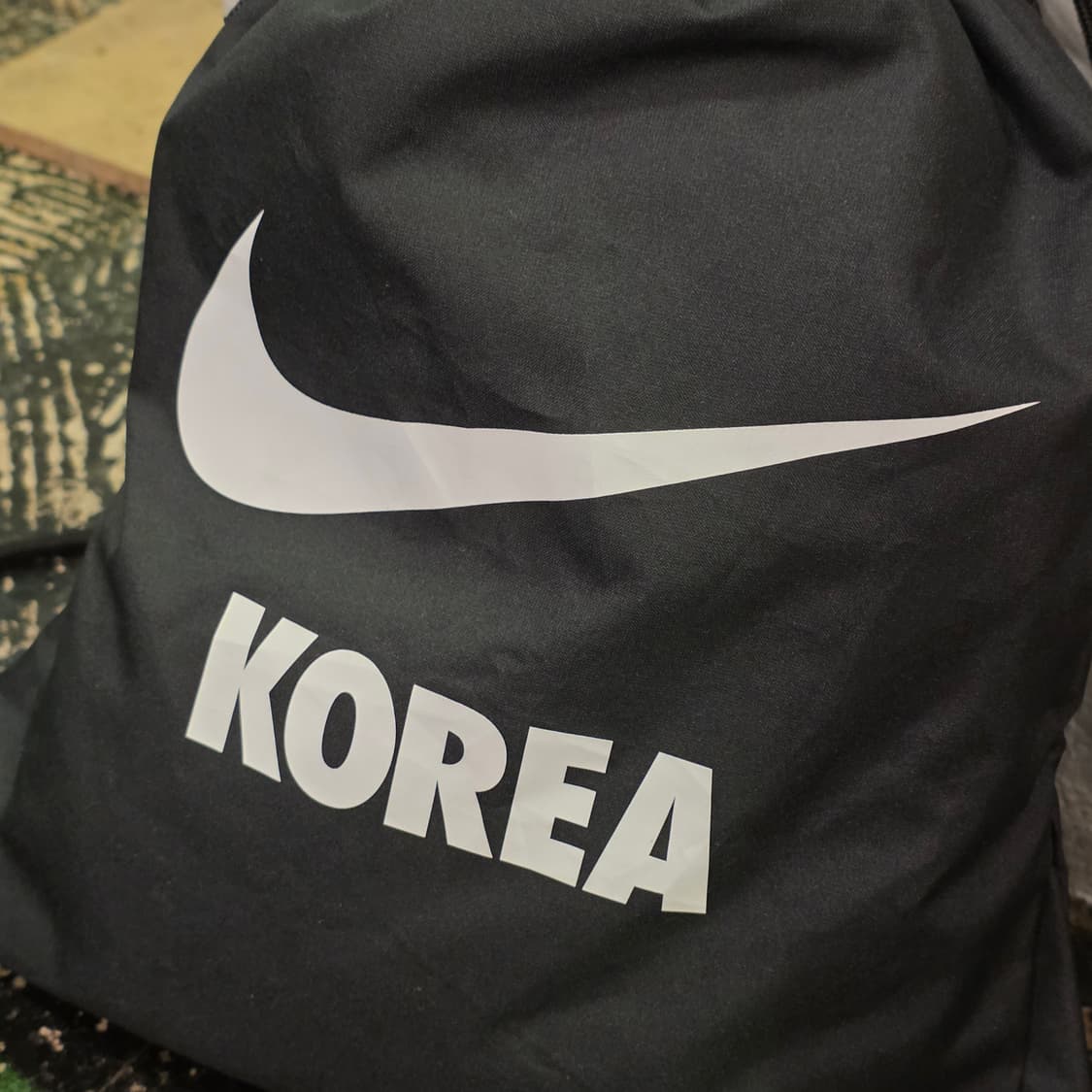 나이키 코리아 드로우스트링 백팩 블랙 상품이미지3