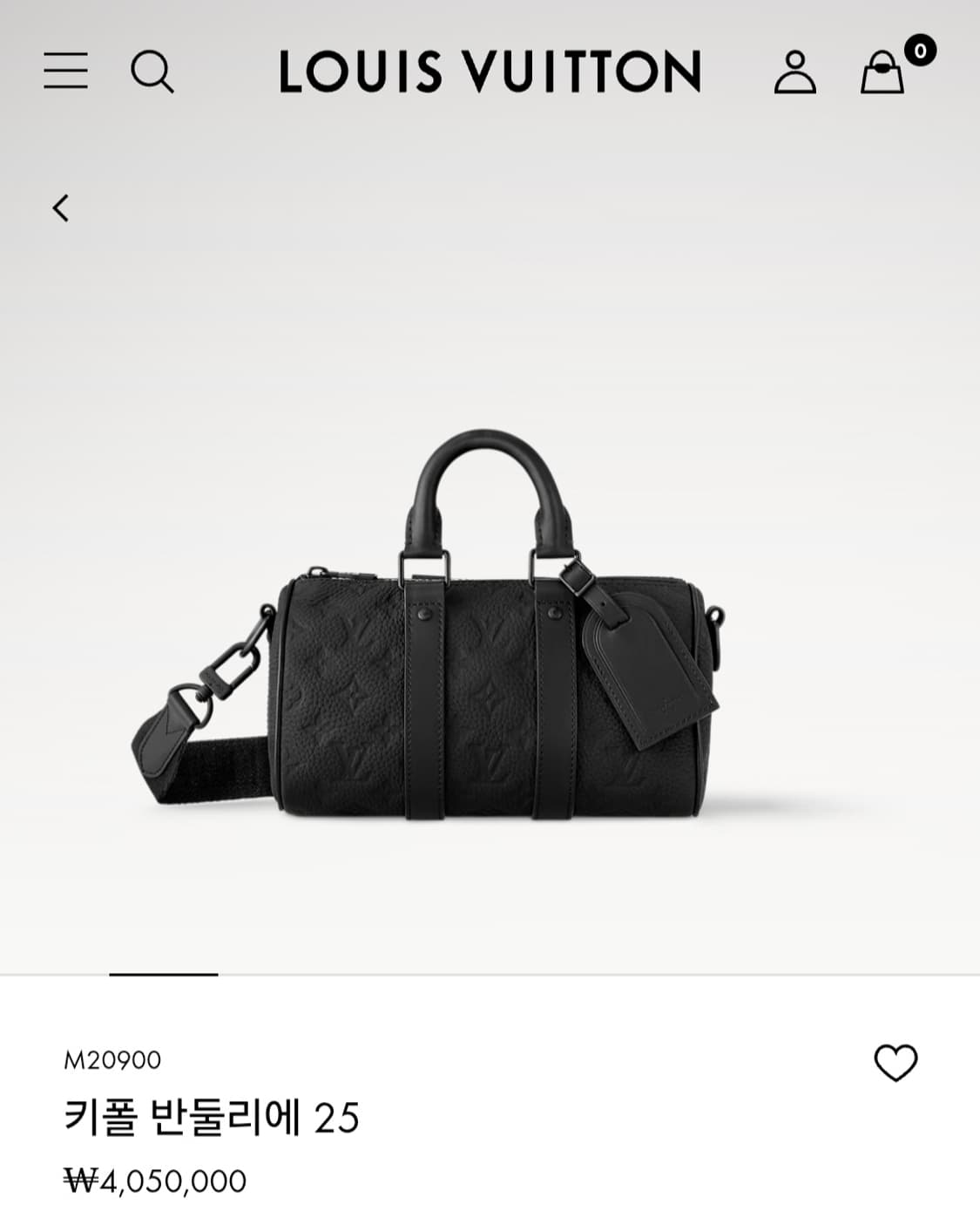 루이비통 토리옹 키폴25 반둘리에 상품이미지4