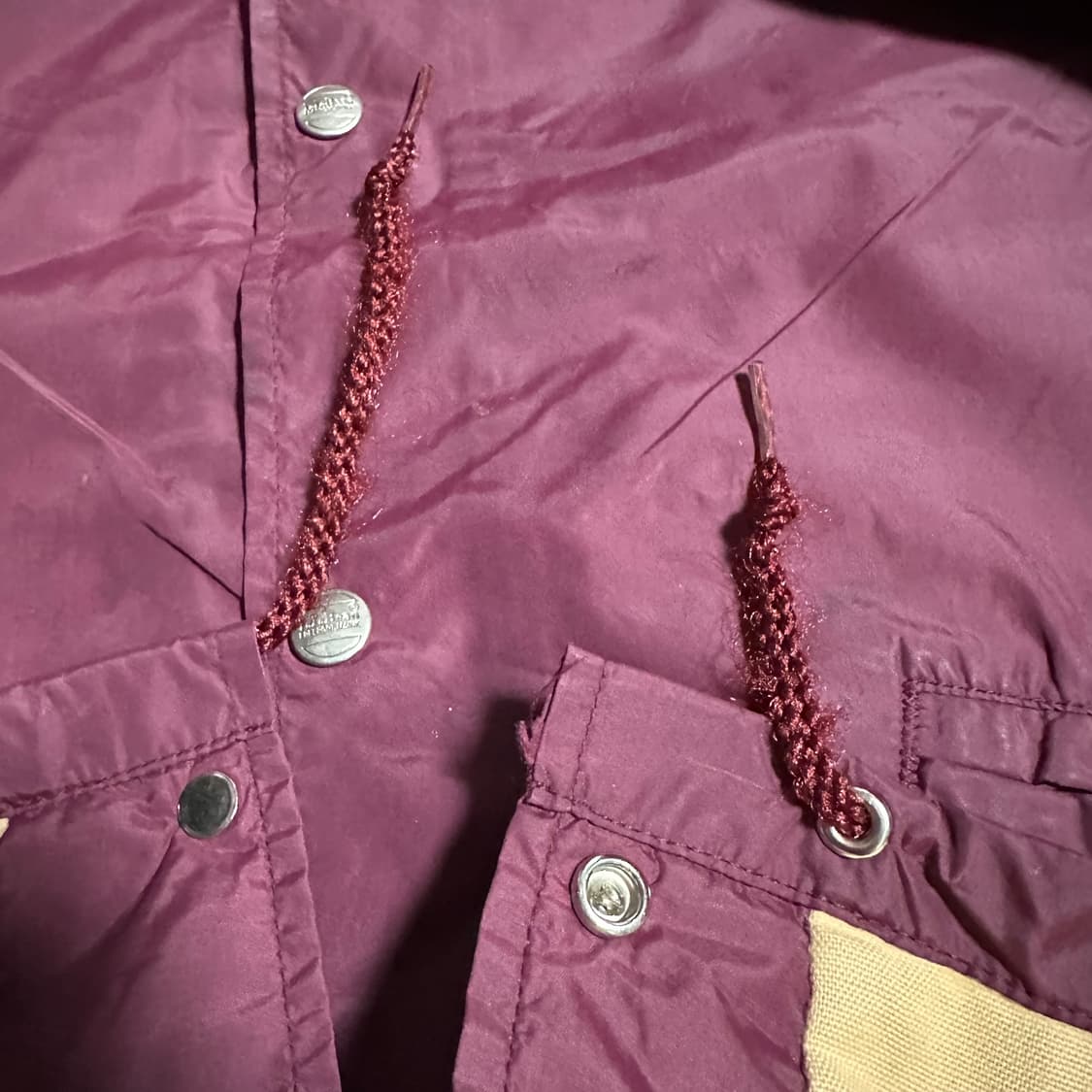 80s LL Bean 버건디 코치자켓 상품이미지6