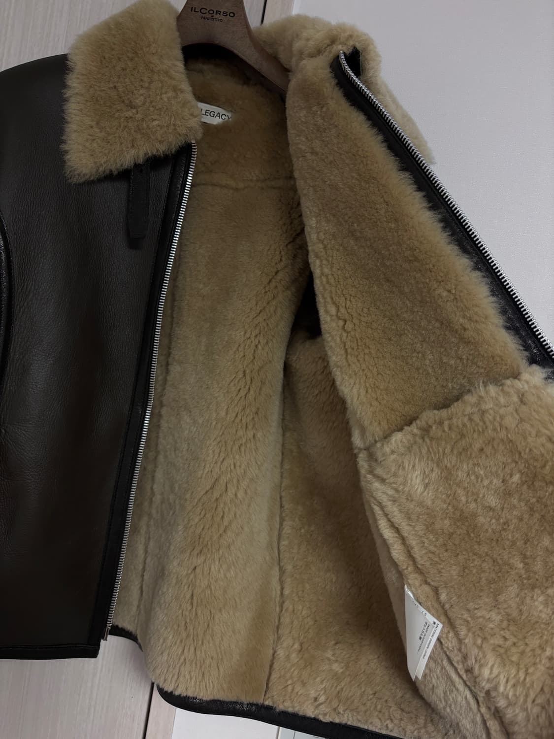 48 아워레가시 파일럿 자켓 무스탕 상품이미지8