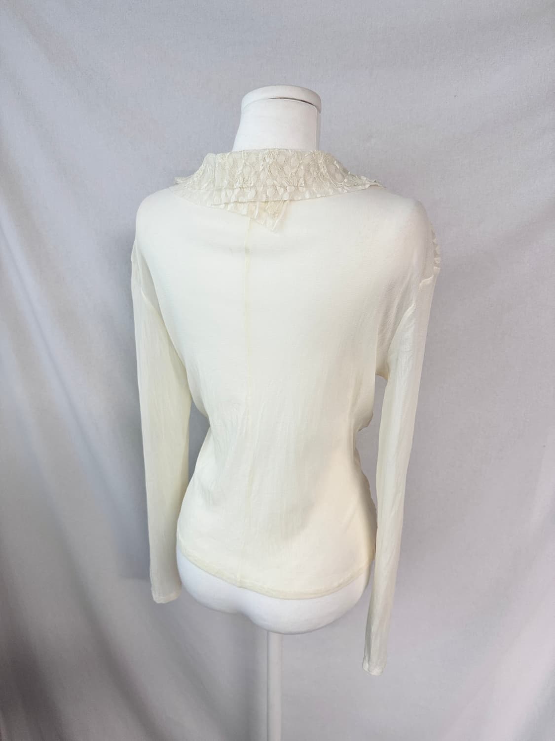 패턴 레이스 디테일 가디건 상품이미지6