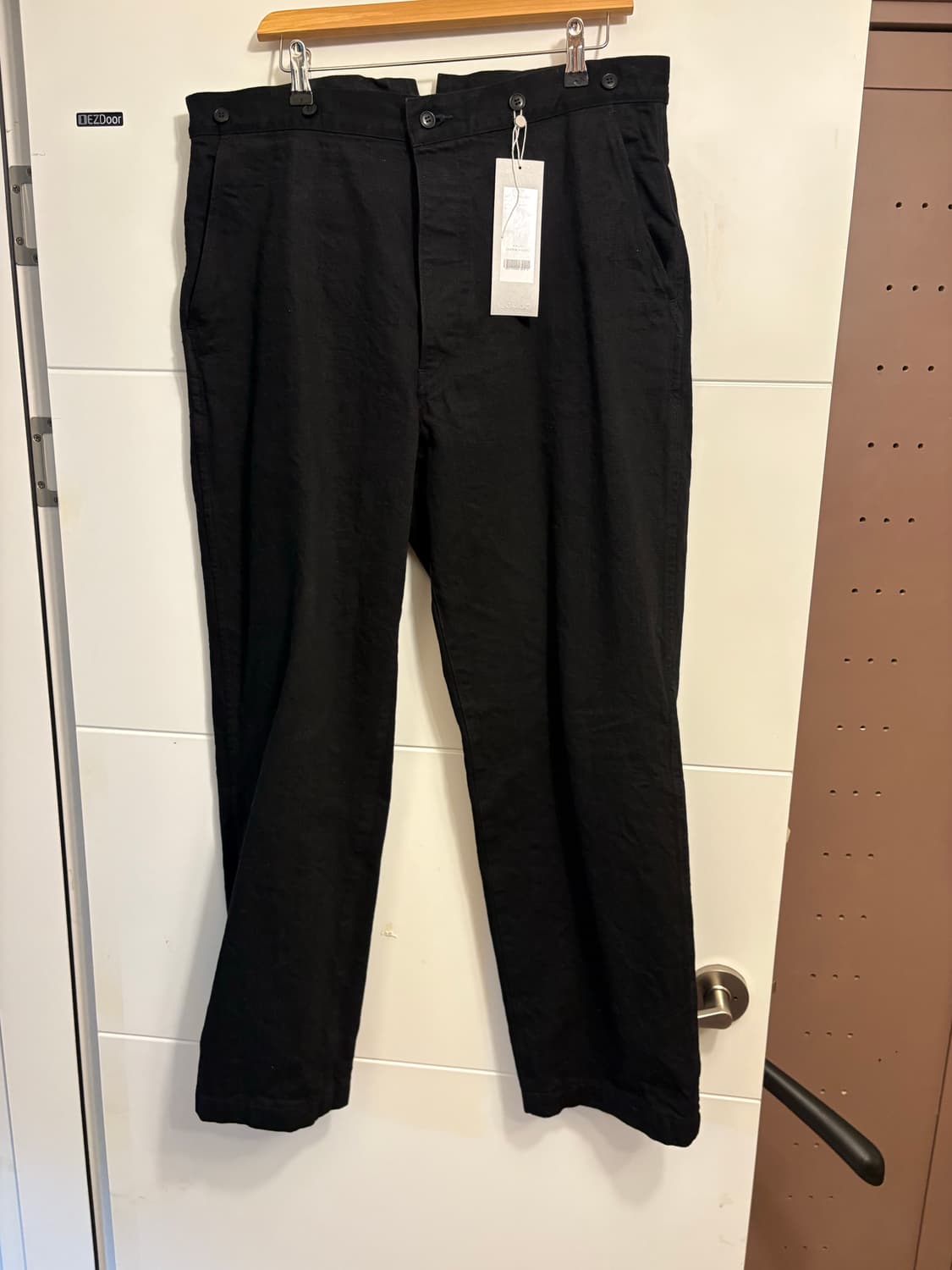 코모리 오버팬츠 블랙 상품이미지1