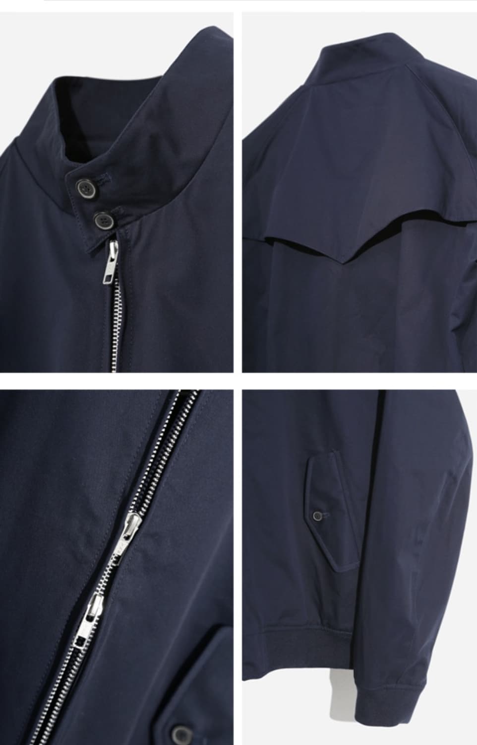 [M] 벌스데이수트 해링턴 자켓 네이비 상품이미지4