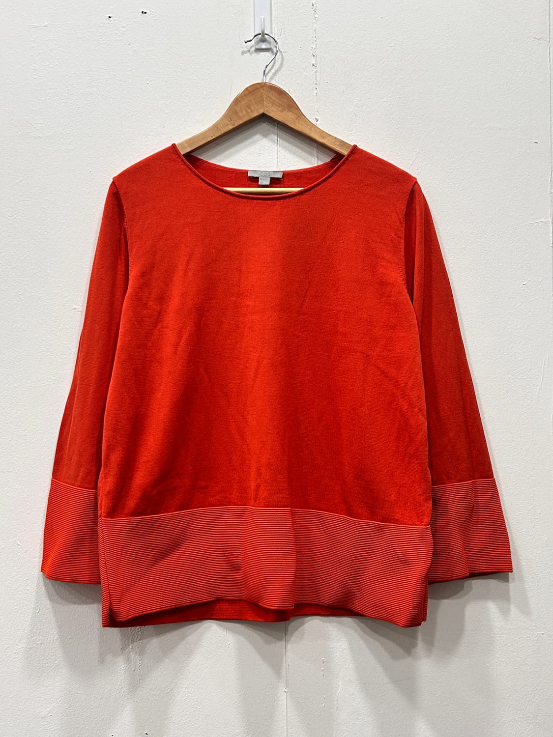 코스 COS 오렌지 릴렉스핏 코튼 니트 L 상품이미지2