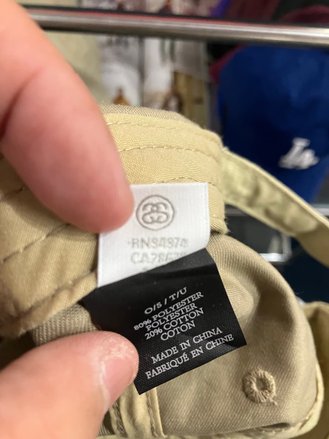 스투시 스탁 캔버스 로우 프로캡 라이트 볼캡 상품이미지9