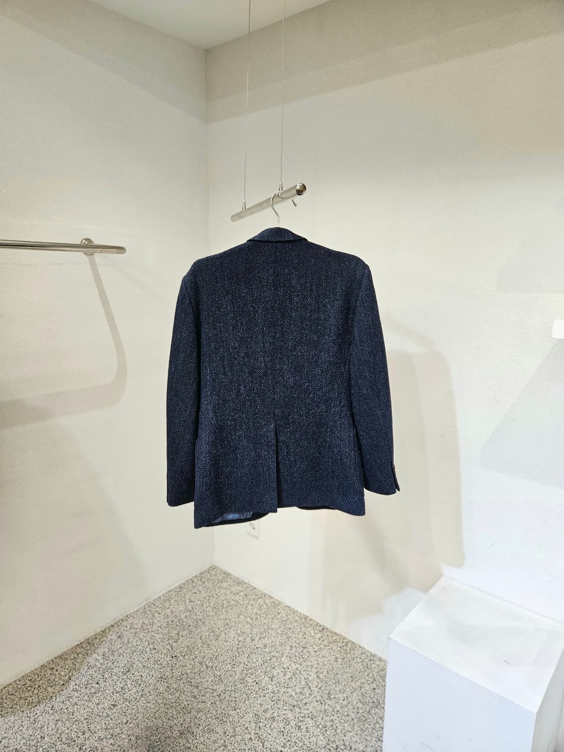 해리스트위드 헤링본 울 자켓 상품이미지2