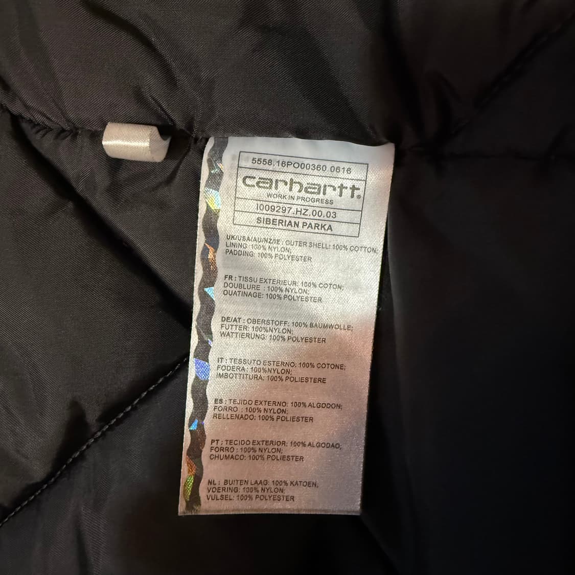 칼하트 퍼 후드 워크자켓 된장 상품이미지4