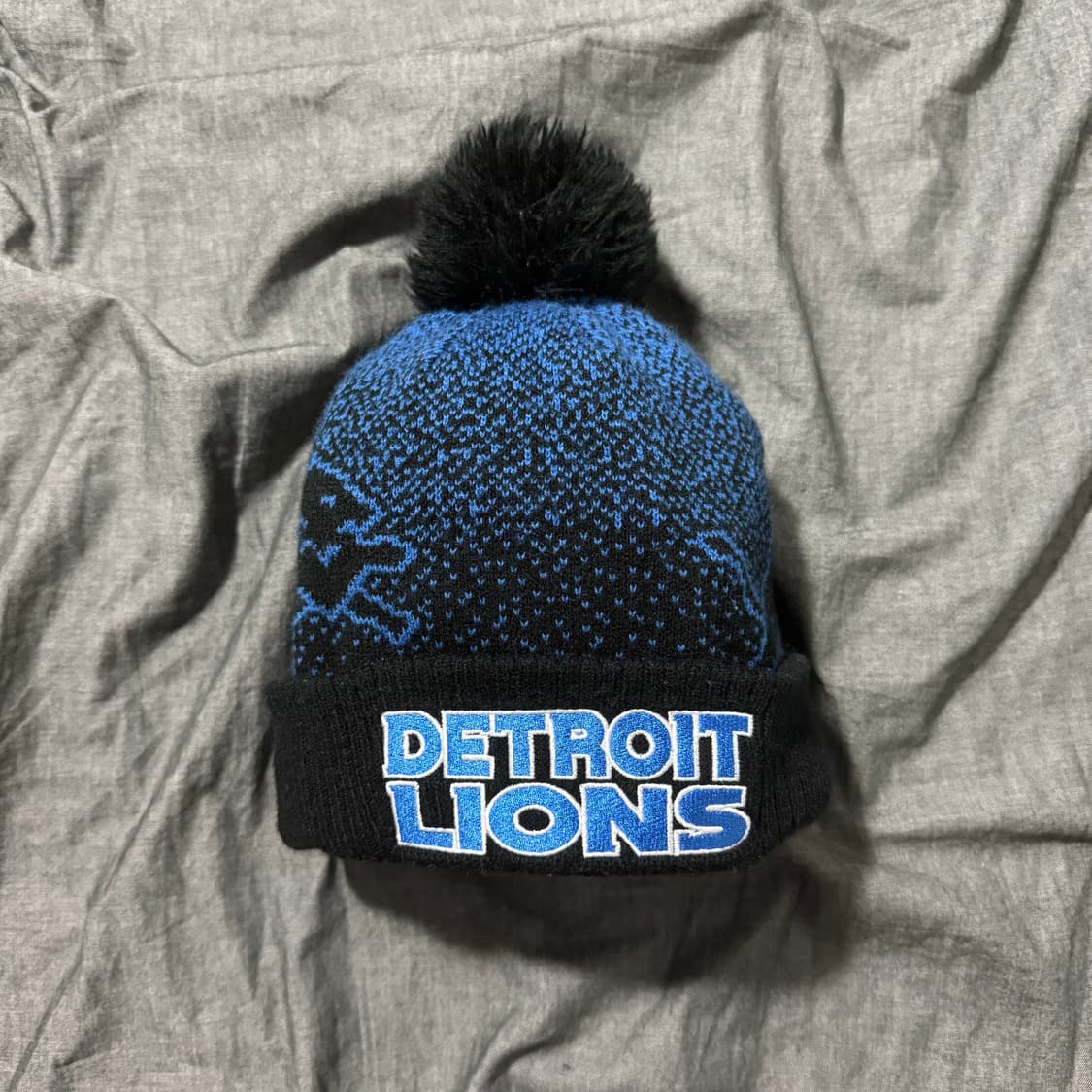 Detroit Lions Pom Beanie (Youth) 상품이미지2