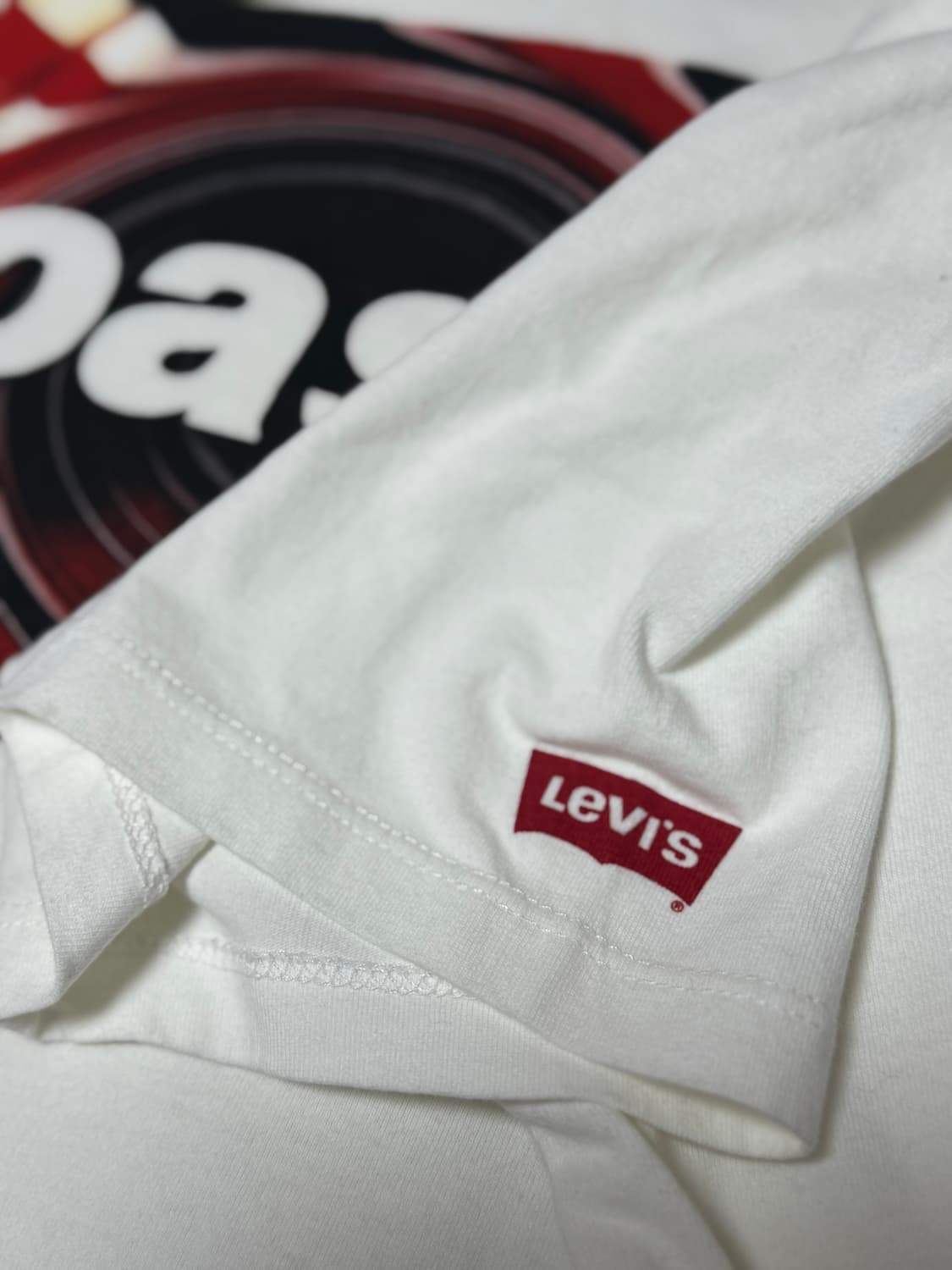 공식 리바이스 X 오아시스 유니언잭 티셔츠 상품이미지5