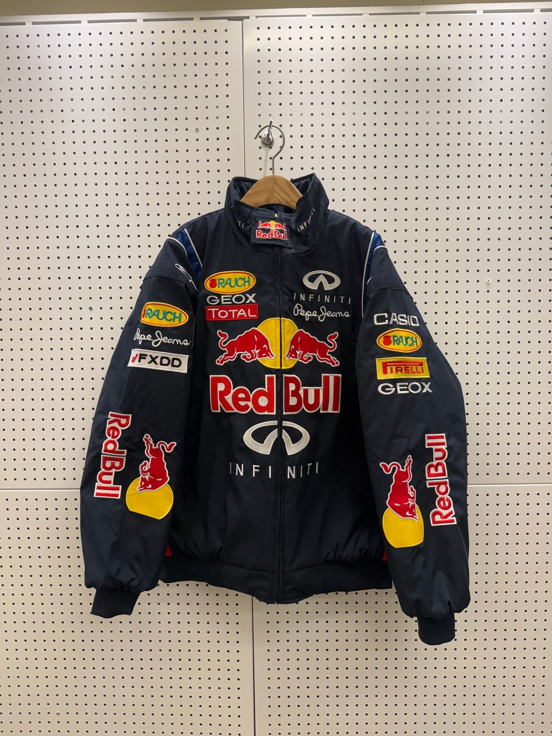 레드불 빅로고 스폰서 누빔 레이싱 자켓 U586 상품이미지2