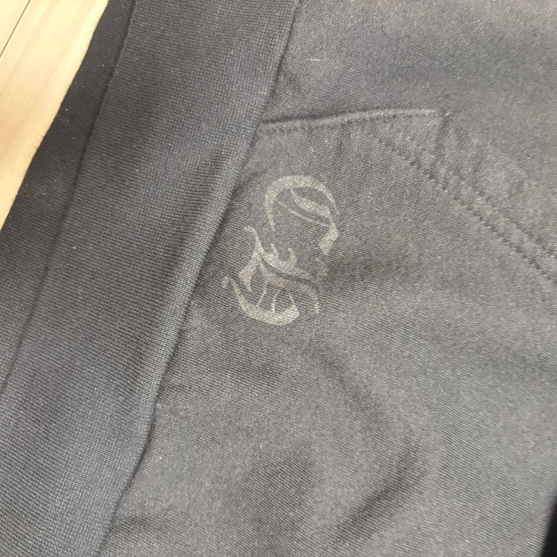 크롬하츠 버티컬 1988 로고 후드 XL 상품이미지3