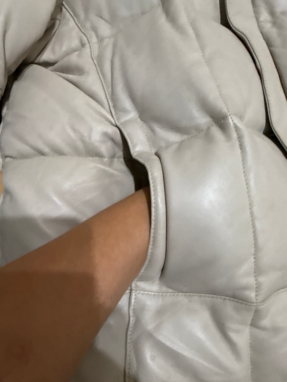 COMME CA DU MODE  MEN  양가죽 덕다운 자켓 상품이미지6