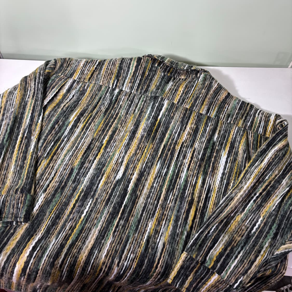 OS 빈티지 VTG 루즈오버핏 멀티컬러 니트셔츠 상품이미지3