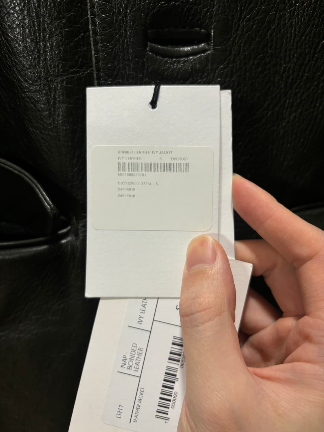 (S) rier bonded leather jacket ivy 상품이미지4