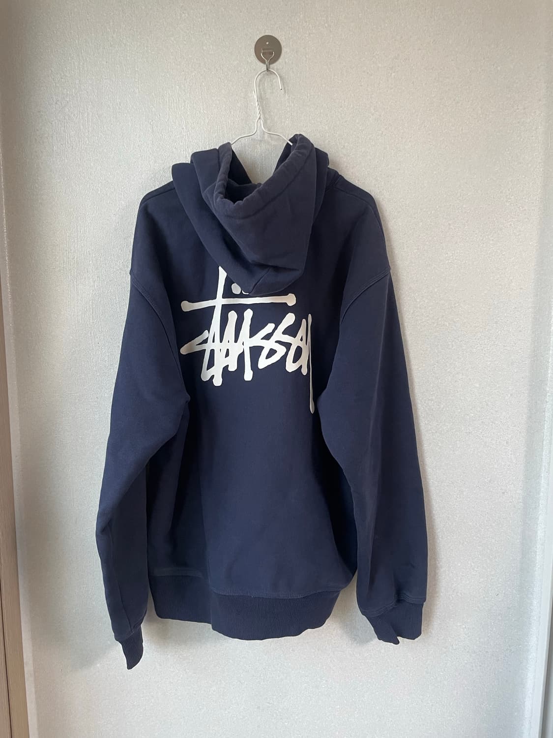 스투시 로고 후드티 L 상품이미지2