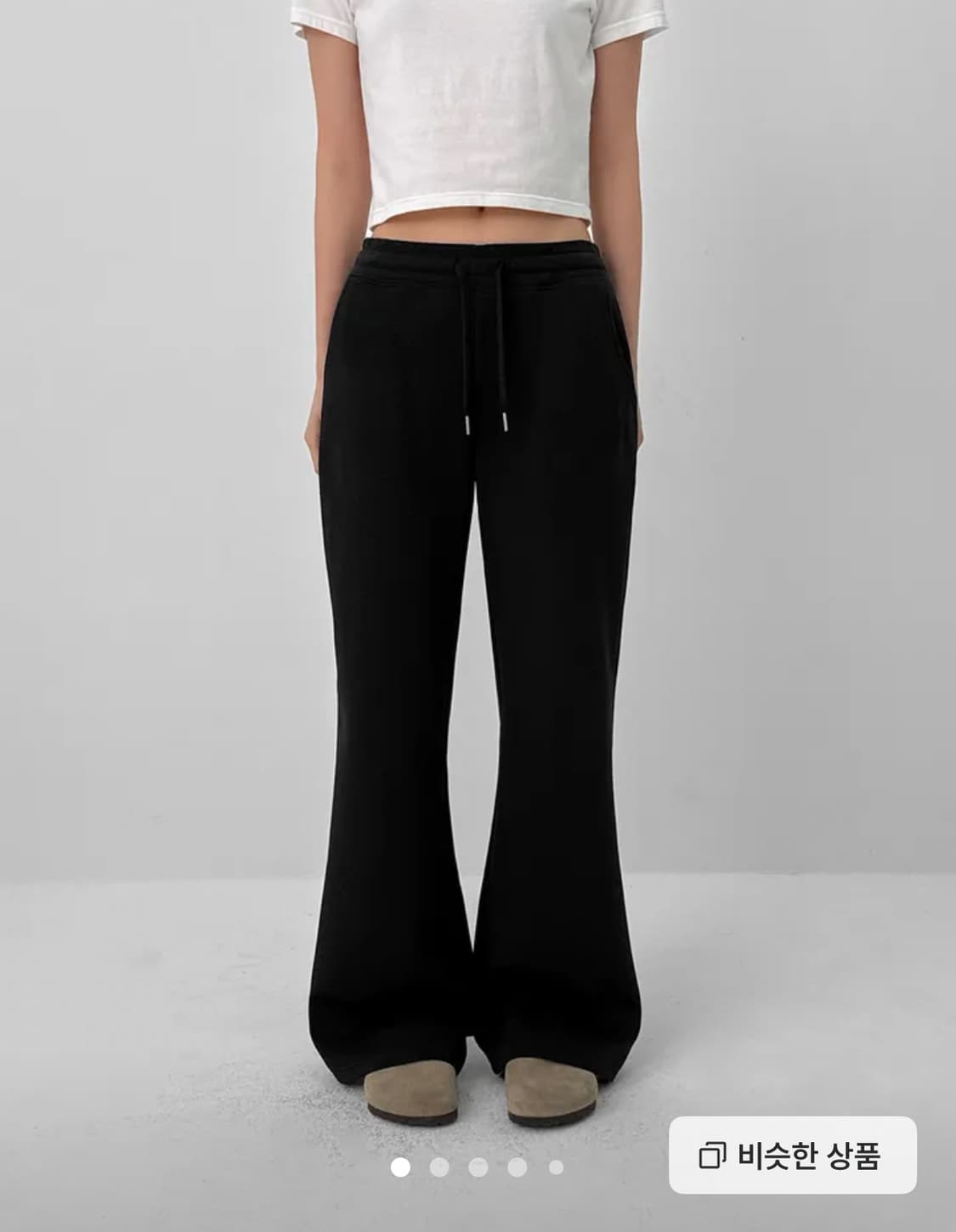 [새상품] 블랙업 비엔트 속기모 부츠컷 밴딩팬츠 바지 상품이미지1