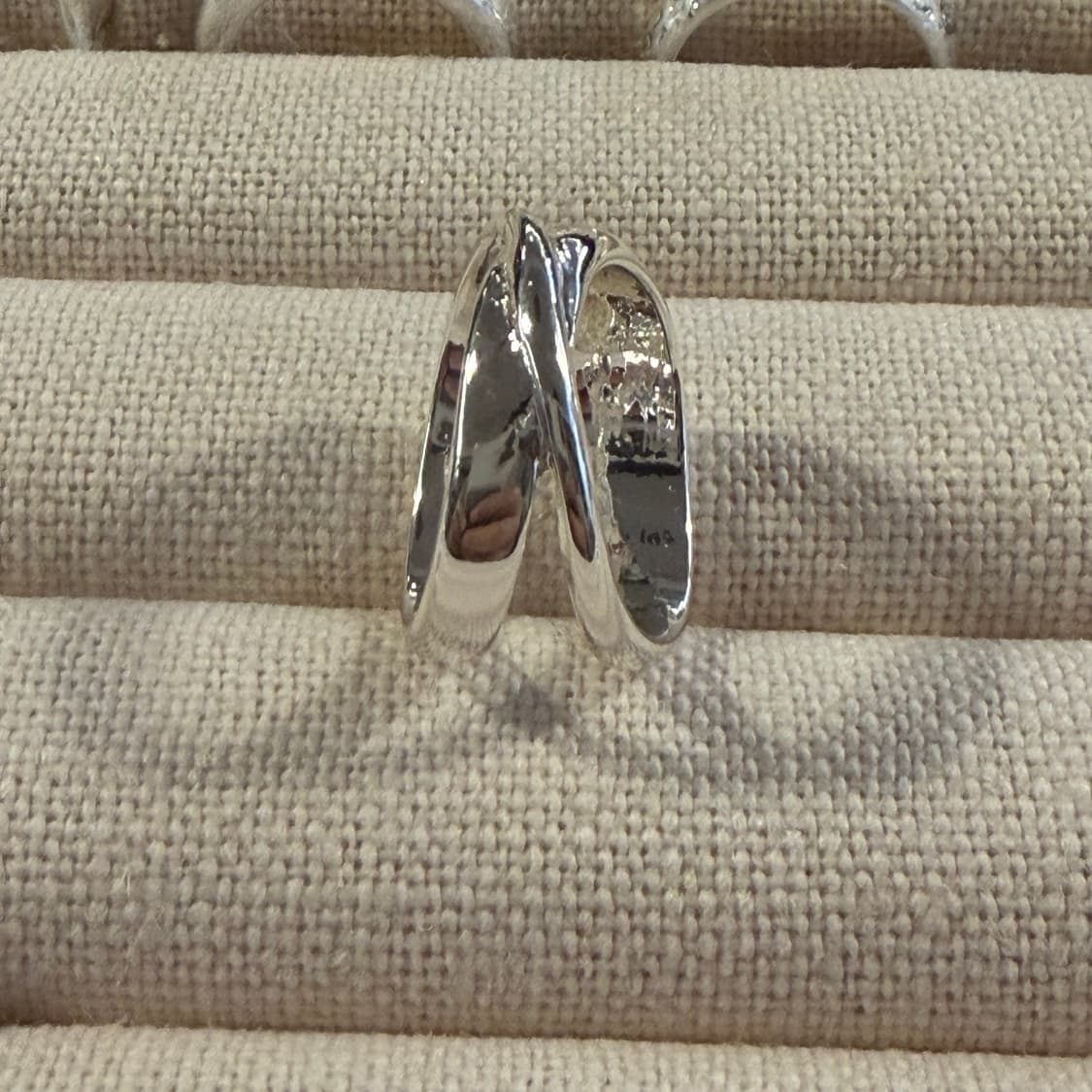 새상품 여성 신주 은도금 무한궤도 반지 상품이미지5