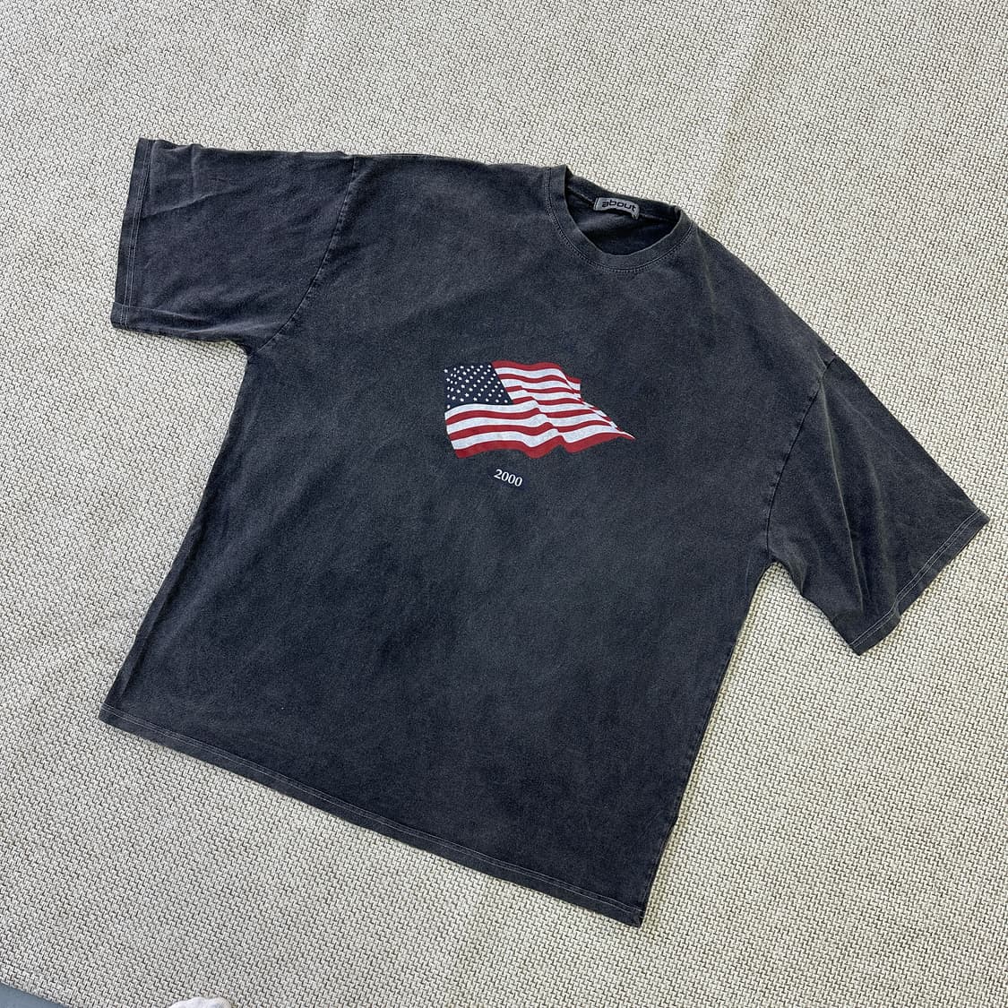 실측확인 어바웃 빅사이즈 반팔티 0326D  상품이미지1