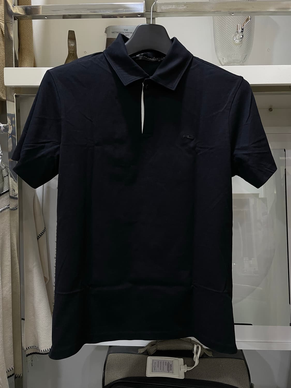 폴로랄프로렌(블랙라벨)/블랙 카라반팔티 상품이미지1