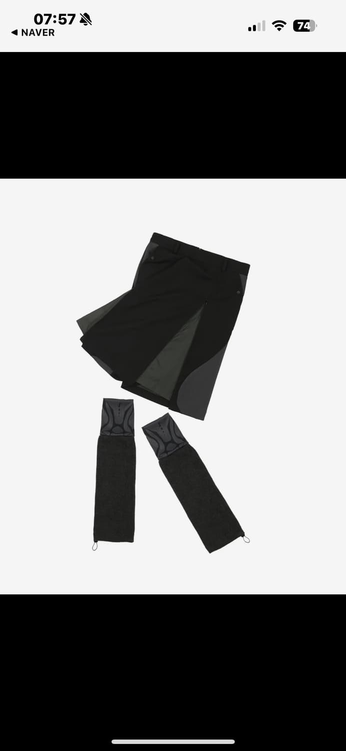 ojos/오호스 레그워머 미디 스커트 상품이미지2