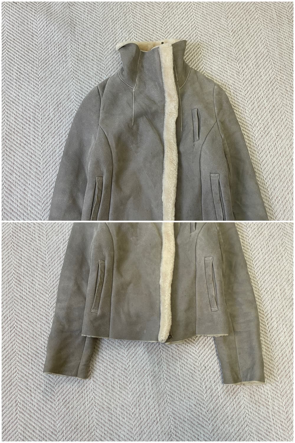 Des pres 시어링 양가죽 무퉁자켓 J03418 상품이미지5