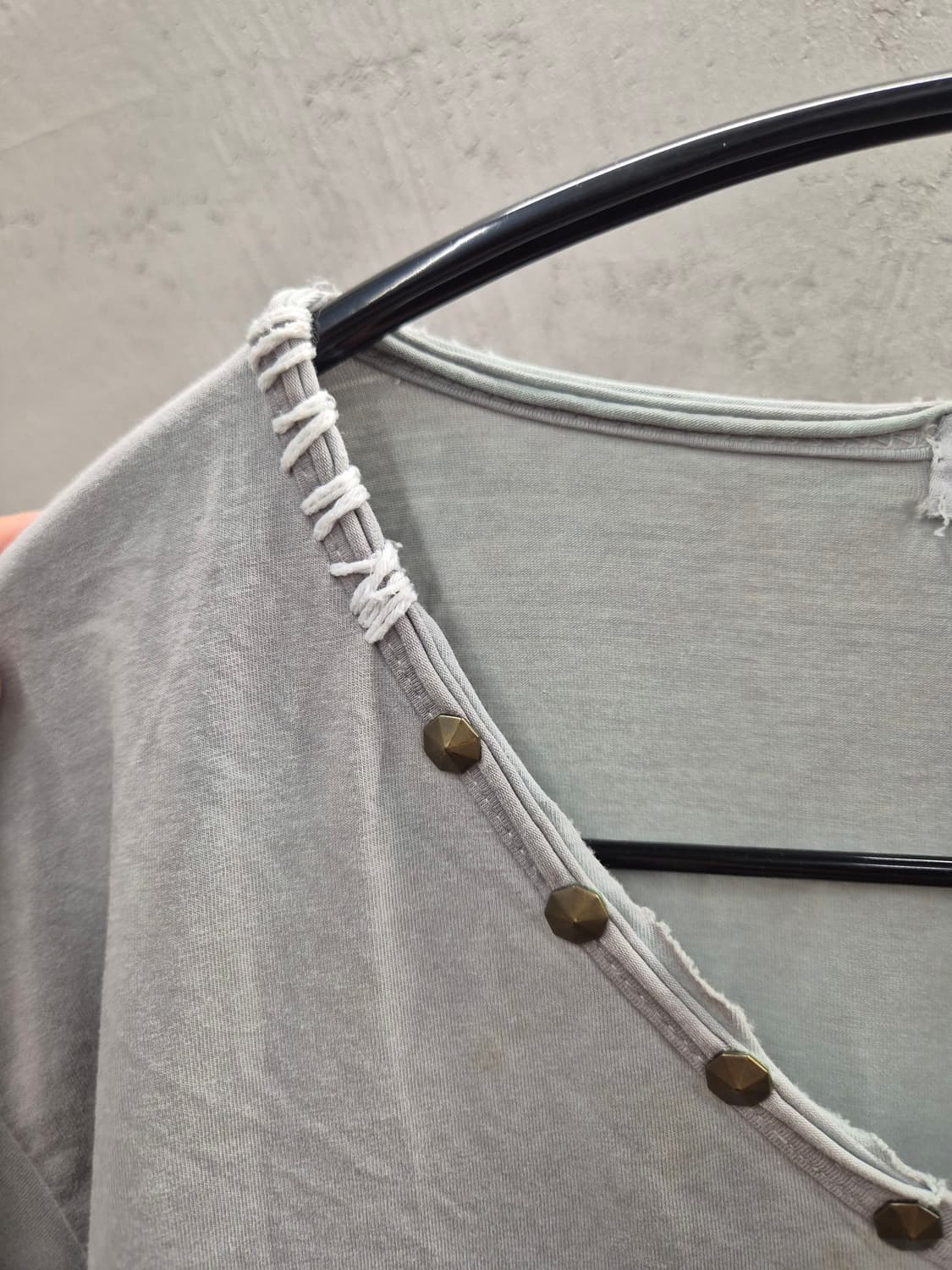 입생로랑 그레이 포켓 반팔 티셔츠 XL 상품이미지4